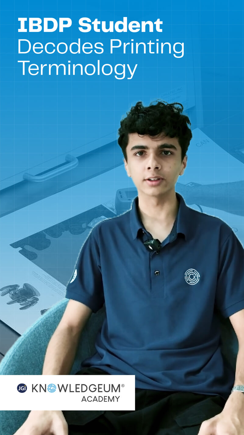 IBDP Student Decodes Printing Terminology